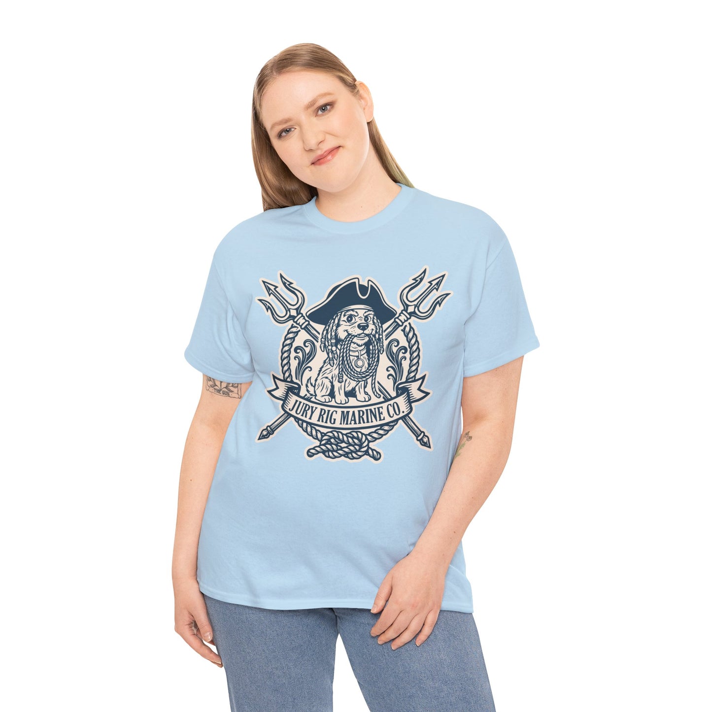 "Jury Rig Marine Co"  Crew Tee  T-Shirt