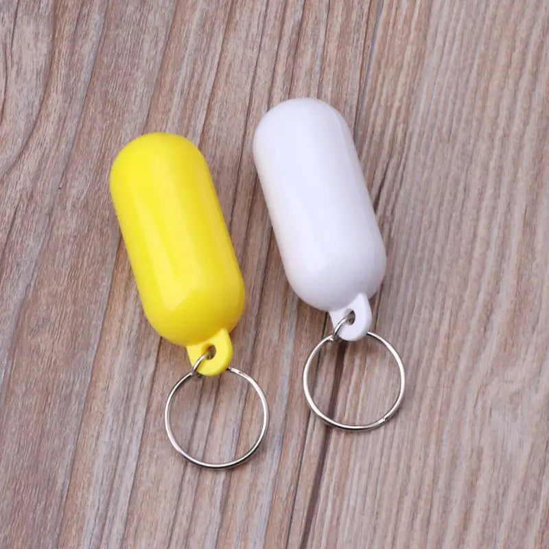 Floating Keychain Yellow/White