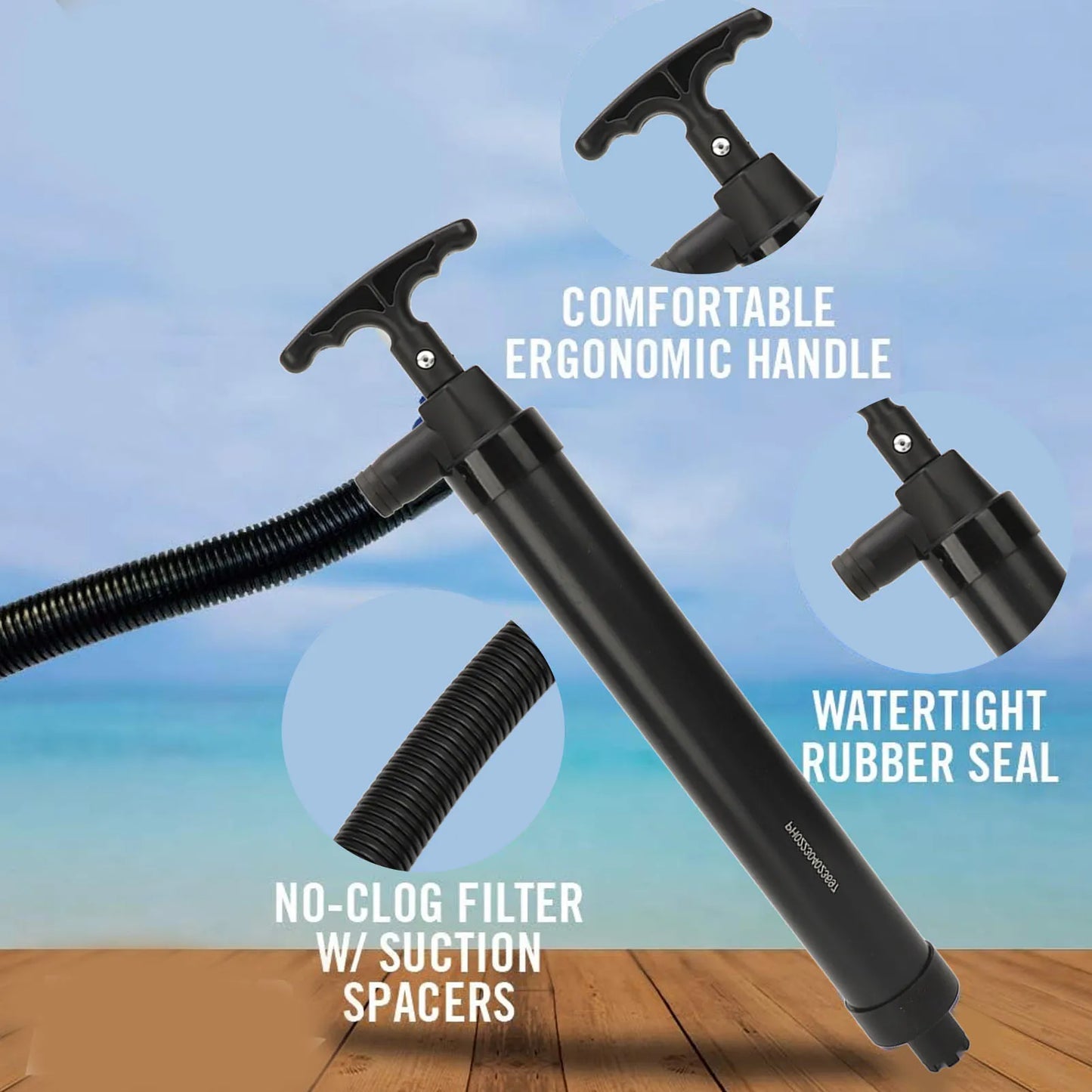 Manual Bilge Pump w/Hose