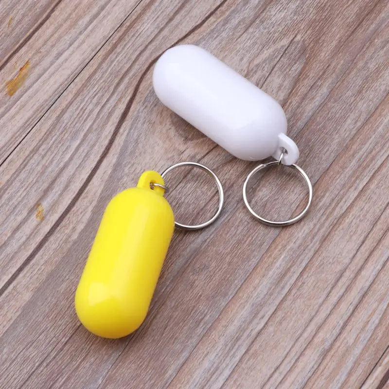 Floating Keychain Yellow/White