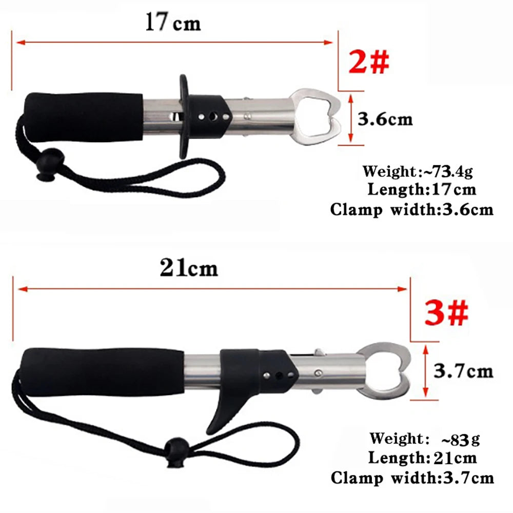 Stainless Steel 21/17cm Lure Pliers & Fish Grabber