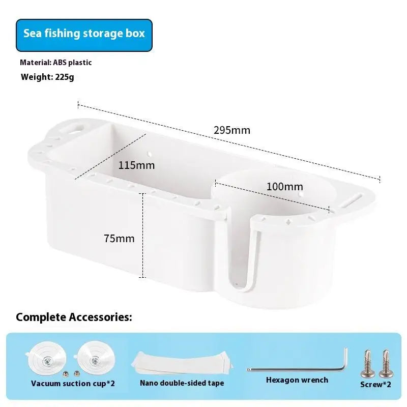 Marine Storage Caddy Box & Cup Holder